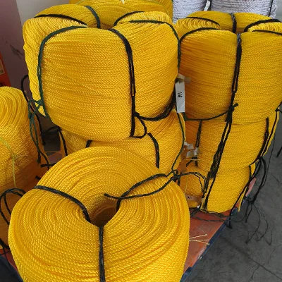 PP PE Packing Rope 3 Strands Plastic Twisted Bundling Rope for Cargo Fixing Marine Supply Wholesale