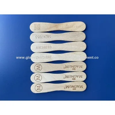 Biodegradable disposable eco friendly tableware wooden Ice cream sticks BSCI,direct for food