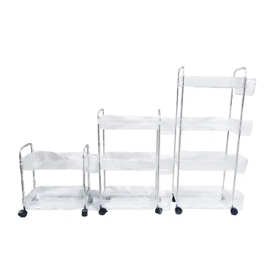 Hot Sale Customizable Rolling Trolley Liquor Acrylic Cart Clear Acrylic Craft Cart for Kitchen