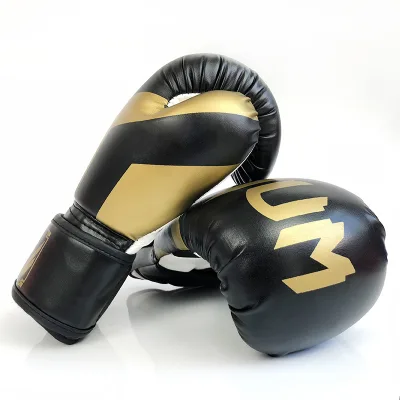 Adult Thick Fitness PU Non-slip Fighting Boxing Gloves for Women Men Outdoor