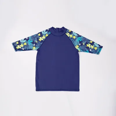 New Arrival ODM Children's Rash Swimwear European Standard Girls Bikini with Fun Print Kids Rash Guard