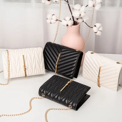 Hot Sale 2022 Cover's PU Diamond Lattice Luxury Messenger Bags and Side Bags for Women Shoulder Bags Purses
