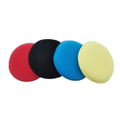 Ultra Soft Foam Detailing Wax Applicator Pad Cars Wax Applicator Round Shaped Foam Sponge Cleaning Tool