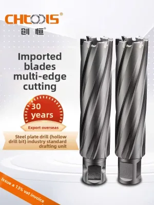 Hollow Core Drill Bit Extension Chuangheng Magnetic Drill Stainless Steel Alloy Pipe Plate Positioning Sleeve Core Sampler