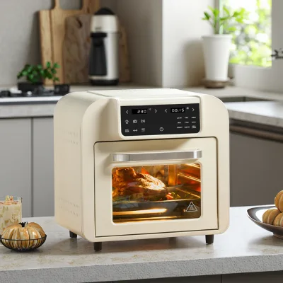 16L Air Fryer Oven 1800W Digital Control & 7 Presets Compact Design for Home Use 4 Layers for Versatile Use With Visible Window