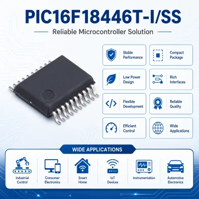 8-bit MCU Microcontroller PIC16F18446T-I/SS SSOP-20 Integrated Circuit for Industrial Control Home Appliance