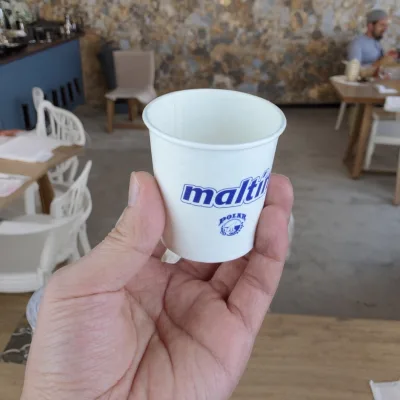 Water-Based 2.5oz to 22oz Disposable Tea and Coffee Cups PLA Paper Cups with Liner for Takeout