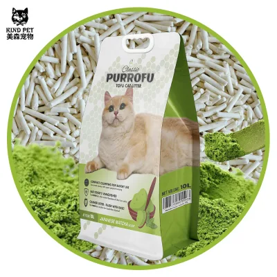 Green Tea Scent Tofu Cat Litter OEM ODM Custom Pack Factory Wholesale