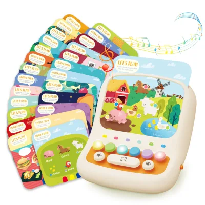 EPT Interactive Montessori Phonics English ABC Speech Therapy Talking Flash Cards Machine Educational Learning Toy