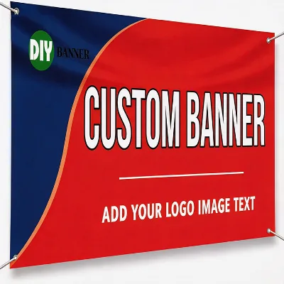 Anti-Fade 18oz Heavy Duty Banner UV Coated Custom Printed Outdoor Business Sign