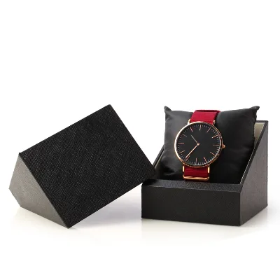 FSD Luxury Square Protective Eco-Friendly Wrist Watch Storage Packaging Box with Custom Logo Gift Plastic Watch Box