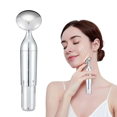 Korean Best Selling Handheld Rechargeable Microcurrent Face Massager with Lifting Firming ABS PC Material for EU/UK/Japan