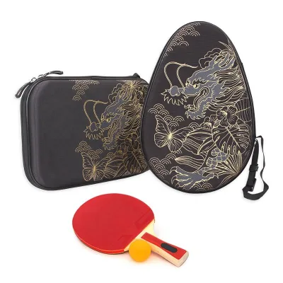 Factory Custom Eva Hard Ping Pong Paddle Protection Shockproof Cover Table Tennis Racket Case