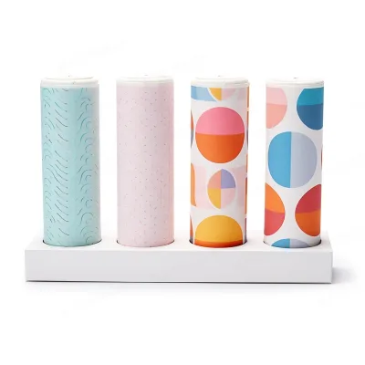 HENRICH Factory Price 3 Ply Mix Wood Pulp Bamboo Pulp Custom Paper Tissue Custom Branded Tissue Paper
