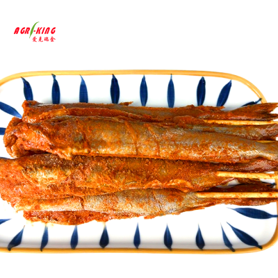 Frozen Spicy Blue Cod and Blue Whiting Skewers Delicious Fishes