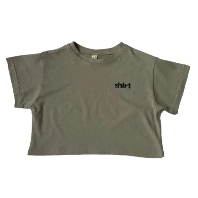 Korean Version of Summer New Children's Shirt Letter Printed Short Sleeve T Men and Women's Treasure Loose Good to Wear Top T