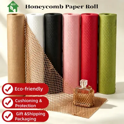 Honeycomb Paper Roll Kraft Expandable Honeycomb Core Paper Roll for Protective Packaging Eco Friendly Paperboard Material