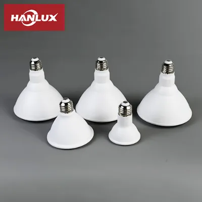 2025 High-Quality LED Bulb PAR20 PAR30 PAR38 Spotlight with E27 Base 8W 12W 18W COB LED Light Bulbs IC Driver 24°/38° Beam Angle