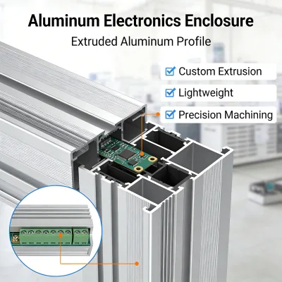 Aluminum Electronics Enclosure Extruded Profile Electronic Housing PCB Device Control Box Case Custom Solution