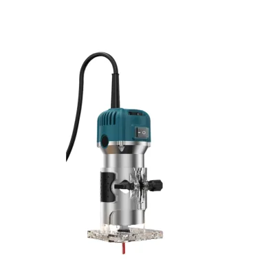 With Factory Best Portable Trimmer for Wwoodworking Chiseling Wood Trimming Machine Milling Cutter Edge Trimmer and Engraving