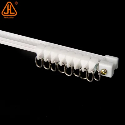 China Manufacturer Heavy Duty Ripple Fold Curtain Track Flexible Ceiling Curtain Track