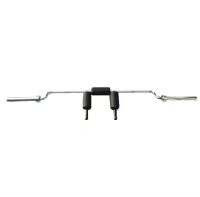 Yunson YB002 Unisex Spring Steel Straight Weightlifting Safety Squat Barbell Universal Application