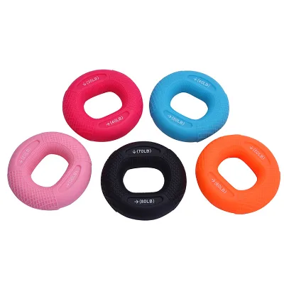 Silicone Hand Grip Silicon Ring Finger Forearm Trainer Carpal Expander Muscle Hand Grip Strengthener