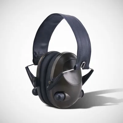 Electronic Noise Cancelling Foldable Portable Ear Muffs Amplified Bass for Shooting Outdoor Hunting Intelligent Sound Pickup