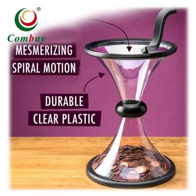 Decoration Gravity Rotating Money Saving Box Coin Bank Toys