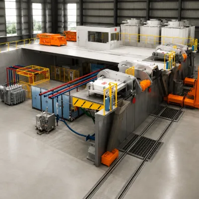 Energy Saving Medium Frequency Induction Industrial Melting Furnace for Recycled Metals Industry