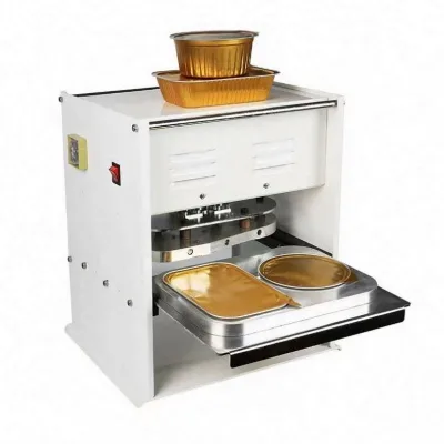 Custom Manual Electric Aluminum Foil Sealing Machine Takeout Packing Capsule Heat Sealer Packing Machines