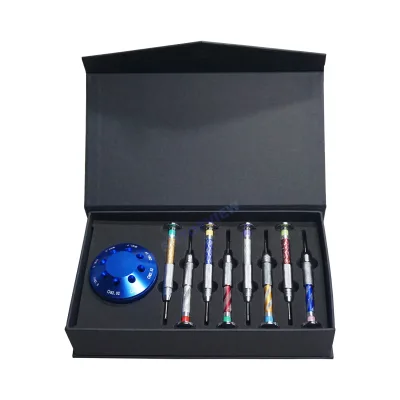 Eyeglass Screwdriver Set Repair Tool Kit for Glasses Mobile Phones Includes Phillips Flathead Small Screwdrivers China Model