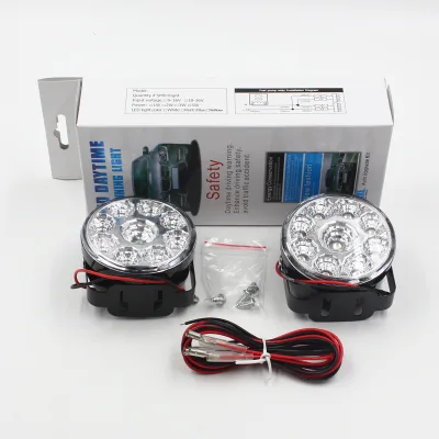 FSYLX 9 LED 18W LED Work Light Fog Lamp for Car for Truck LED Daytime Running Light DRL Lamp Off-road Driving Light