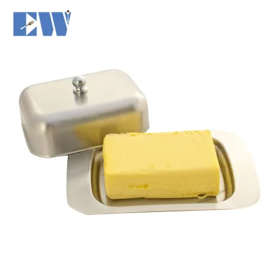 Customized Color Coated Stainless Steel Butter Box Butter Dish