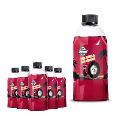 1L/4L/20L Wholesale Tire Shine & Trim Dressing Spray for Car Back to Black High Gloss Renew Liquid Tire Shine Agent