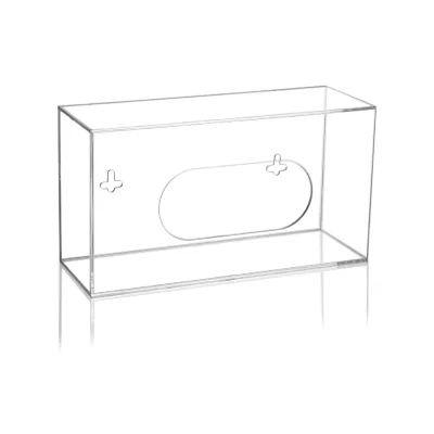 Custom Acrylic Disposable Glove Dispenser Medical Gloves Dispenser with Wall Mounted Design