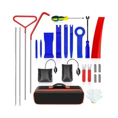 24pcs Auto Locksmith Roadside Emergency Kit Essential Car Lock Pick Set