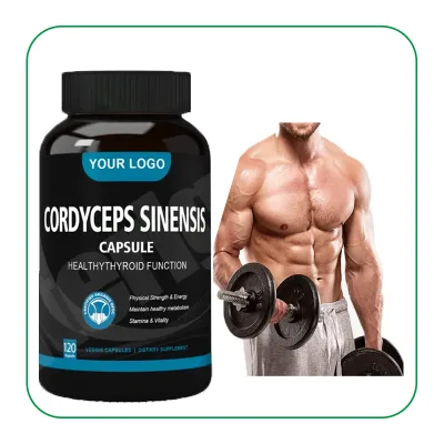 Private Label Cordyceps Sinensis Mushroom Herbal Cordyceps Sinensis Extract Capsules