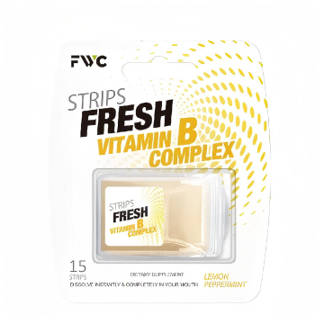 Vitmain B Complex Oral Strips Peppermint Breath Strips Supplement Vitamin Fresh Mint Immune Breath Mouth Mint Strip