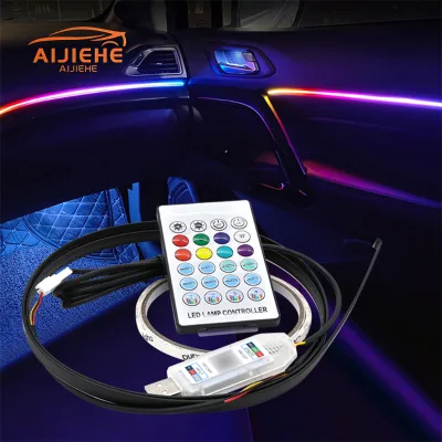 Auto LED Phantom Atmosphere Light Symphony Color 110 cm Led Interior Ambient Acrylic Strip Light Easy to Install
