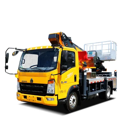 Baoliwei Telescopic Boom Lift Platform Sinotruk HOWO trump Card Factory Direct Sales 35m Aerial Work Platform