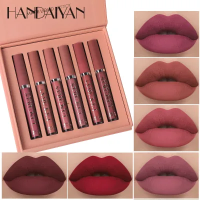 Wholesale Hot Sale Lip Gloss Lipstick Set Women Cosmetics Natural Moisturizing Waterproof Long Wear Lip Makeup Kit