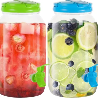 RXZZ Large Capacity Gallon Bucket Plastic Beverage Dispenser with Custom Logo Bucket