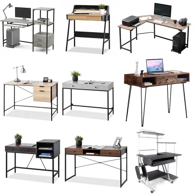 Office Home Ergonomic Wireless Charge Electric Sit Stand Glass Height Adjustable Standing Desk