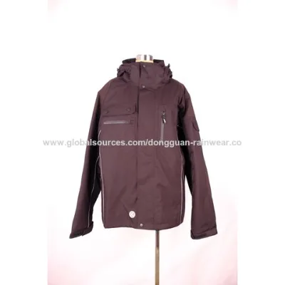 High Quality brown Waterproof outdoor jacket