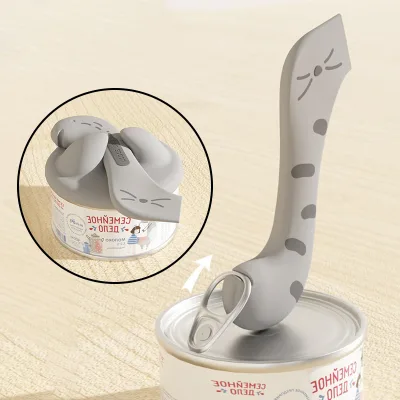 High Quality Pet Cat Can Spoon Multi-function Cat Can Opener Pet Wet Feeding Spoon Pet Supplies
