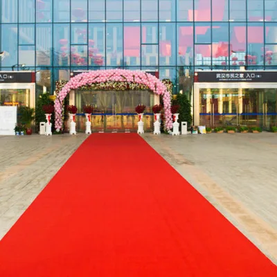 Factory Direct Polyester Carpet Roll Non-Slip Floor Home Living Room Carpet Stain-Resistant Plain Outdoor Exhibition Carpet