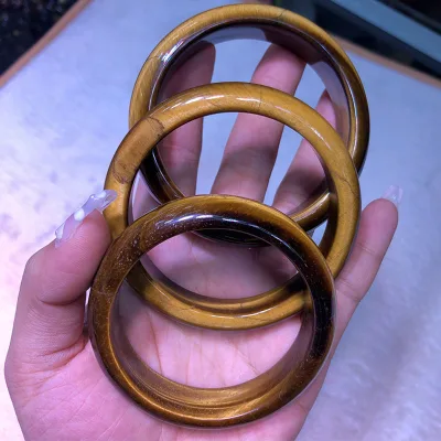Tiger Eye Bangle Yellow tiger Eye Bracelet Bangle Fashion Bracelets Bangles