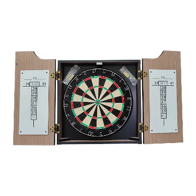 Classic Standard Size Indoor Outdoor Dartboard Cabinet with Door