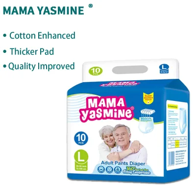 10pcs Packing Best-Selling Super Absorbent  Unisex Disposable Adult Incontinence Diapers for Men and Women Adult Diapers